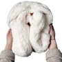 Home Deco Factory Coussin-mante Sherpa Amour, Collection POUR ELLE