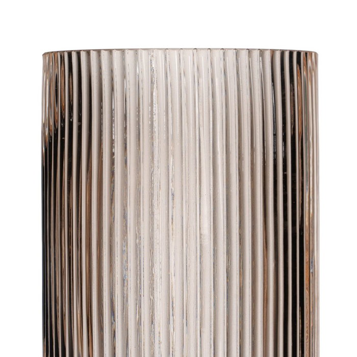 BigBuy Home Vase Marron Verre 13,5 x 13,5 x 22 cm