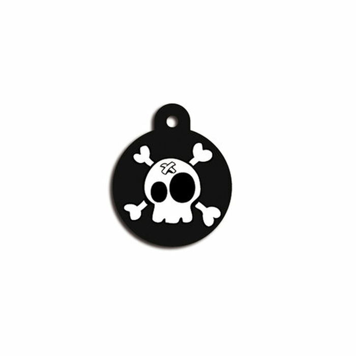 Plaque d'identification pour collier Imarc Circle Noir