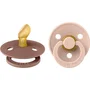 Bibs Sucette bébé Blush Woodchuck, Pack de 2, Embout anatomique