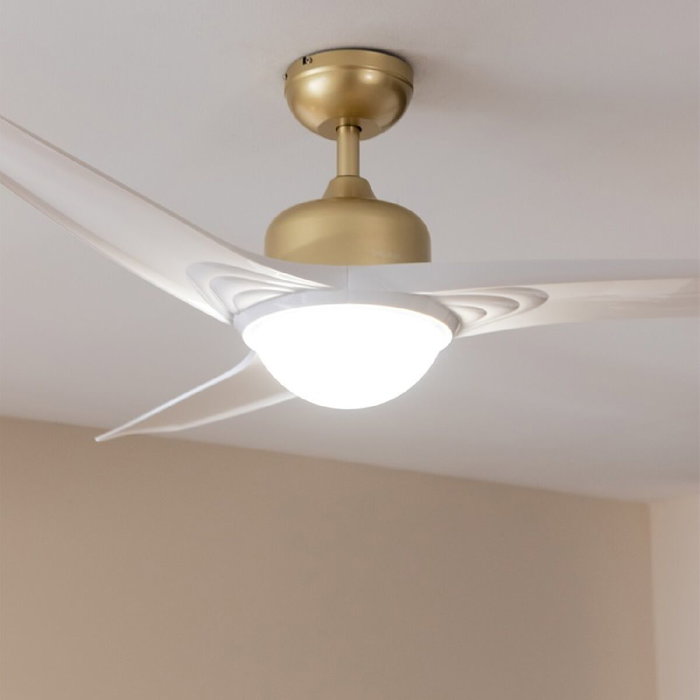 Ventilateur de Plafond avec Lumière Cecotec Aero 560 Blanc Doré 18 W 60 W