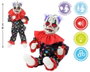 BigBuy Carnival Décoration Suspendue Clown maléfique 55 cm avec lumière, son et mouvement