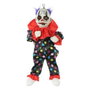 BigBuy Carnival Décoration Suspendue Clown maléfique 55 cm avec lumière, son et mouvement