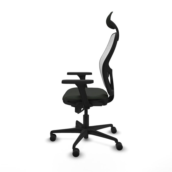 Piqueras y Crespo Chaise de Bureau avec Appui-tête Jorquera 3D036N1 Noir