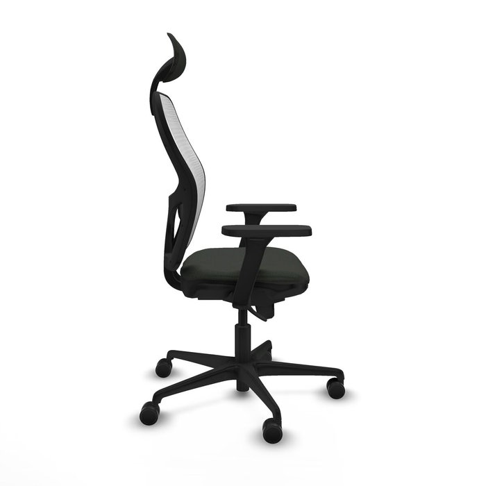 Piqueras y Crespo Chaise de Bureau avec Appui-tête Jorquera 3D036N1 Noir