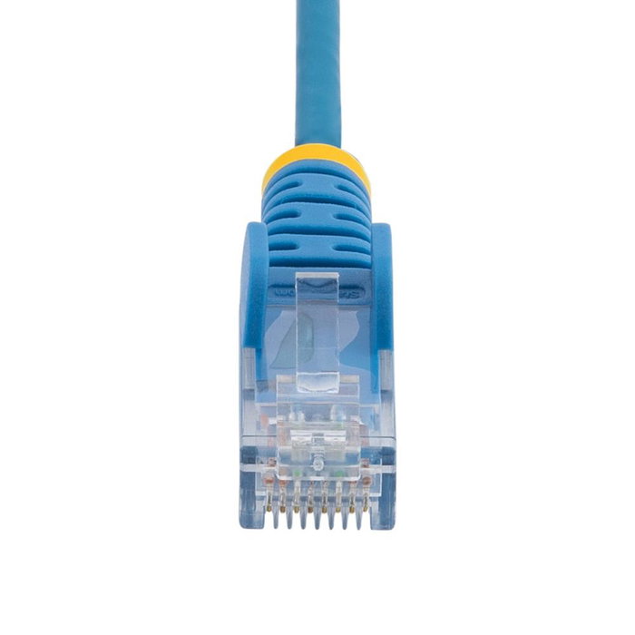 Startech N6PAT250CMBLS Câble réseau RJ45 Cat6 fin 2,5 m sans accroc LSZH bleu
