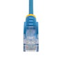 Startech N6PAT250CMBLS Câble réseau RJ45 Cat6 fin 2,5 m sans accroc LSZH bleu