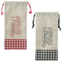 Totally Addict Sac de conservation pour charcuterie en coton BISTROT