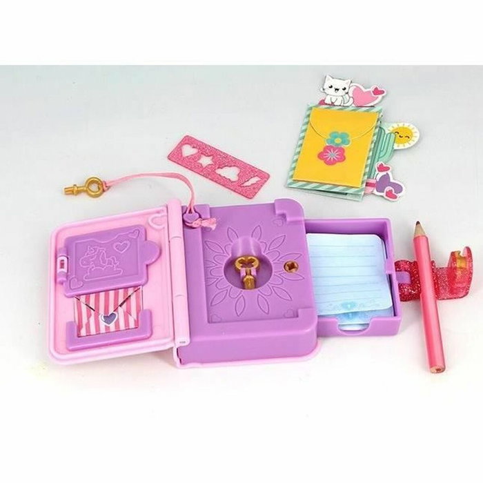 Funlockets Mini Journal Secret Rose avec accessoires