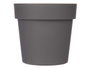 Ibergarden Pot de fleurs en plastique gris 20 cm de diamètre, capacité 3,4 L (Set de 12)