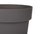 Ibergarden Pot de fleurs en plastique gris 20 cm de diamètre, capacité 3,4 L (Set de 12)