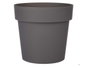 Ibergarden Pot de fleurs en plastique gris 20 cm de diamètre, capacité 3,4 L (Set de 12)