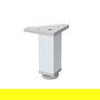 ALK Herrajes Patas nivelables pour meubles Laos C40 en aluminium mat - Hauteur H200 mm - Lot de 2 pièces