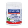Lamberts Ginkgo Biloba 6000 mg 60 tablettes