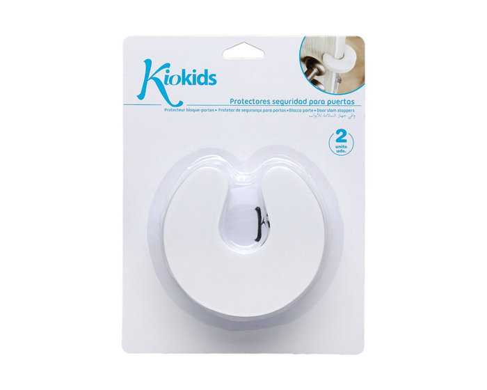KioKids Anti-pince-doigts pour Portes - Set de 2, Blanc, Sécurité Enfant, Empêche les Doigts de se Coincer, Tampon EVA KioKids Anti-pince-doigts pour Portes - Set de 2, Blanc, Sécurité Enfant, Empêche les Doigts de se Coincer, Tampon EVA