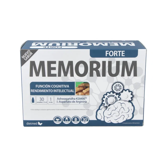 Dietmed Memorium Forte 30 Ampoules - Complément Mémoire Zinc Acide Pantothénique Dietmed Memorium Forte 30 Ampoules - Complément Mémoire Zinc Acide Pantothénique