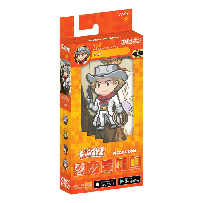 FiGGYZ Magnet de collection Cowboy Bebop Andy 11 cm