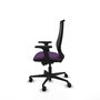 PIQUERAS Y CRESPO Chaise Mardos Synchrone/Traslack Pourpre/Noir