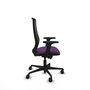 PIQUERAS Y CRESPO Chaise Mardos Synchrone/Traslack Pourpre/Noir