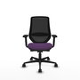 PIQUERAS Y CRESPO Chaise Mardos Synchrone/Traslack Pourpre/Noir
