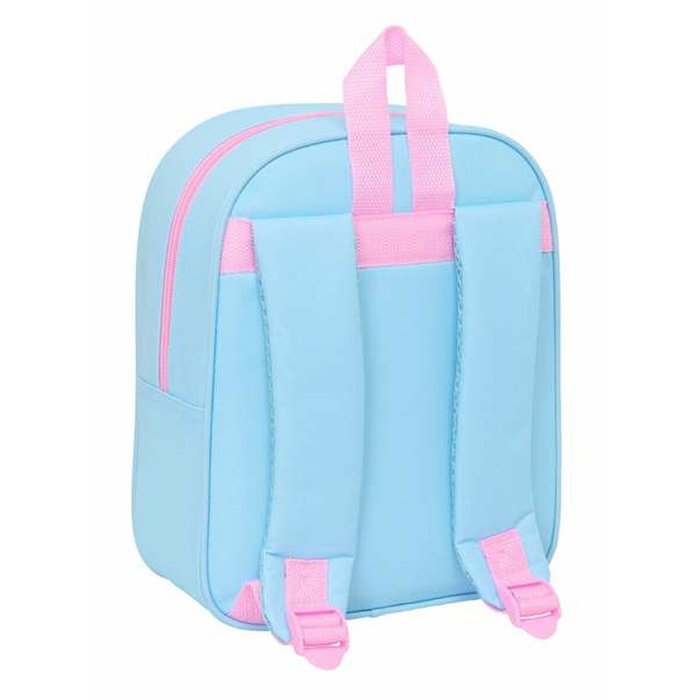 Cartable Frozen Bleu Rose 22 x 27 x 10 cm