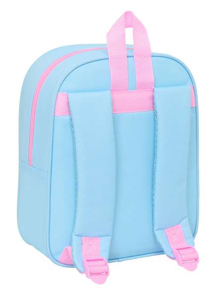 Safta - Mochila Guarderia Adapt.Carro Frozen - Sac à dos de crèche adapté au chariot Thème La Reine des Neiges 22x27x10cm, dès 3 ans