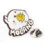 THE CARAT SHOP Broche Logo Molang et Piu Piu en Alliage de Zinc