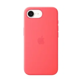 Apple Coque en silicone avec MagSafe pour iPhone 17e - Goyave éclatante