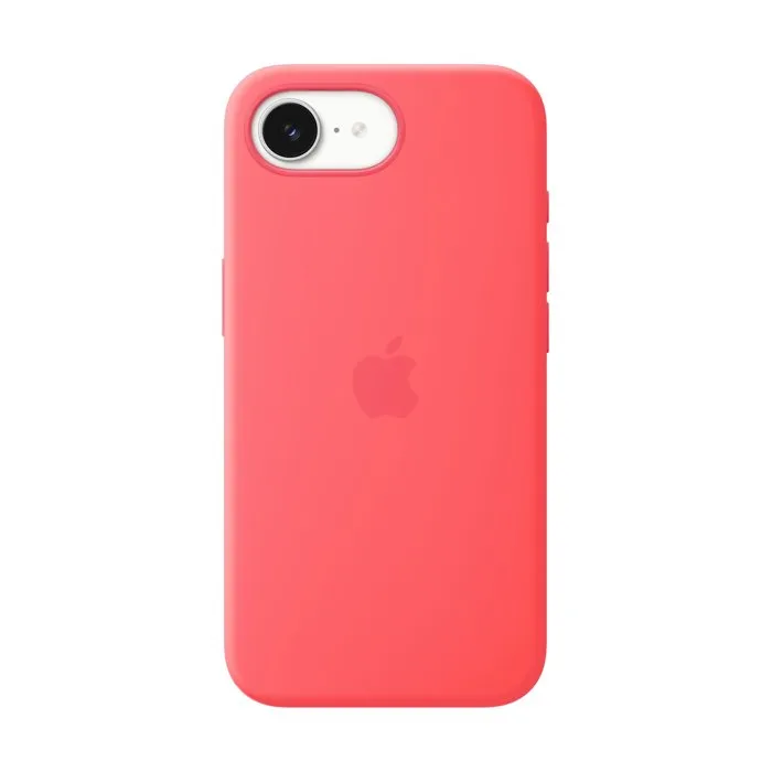 Apple Coque en silicone avec MagSafe pour iPhone 17e - Goyave éclatante Apple Coque en silicone avec MagSafe pour iPhone 17e - Goyave éclatante