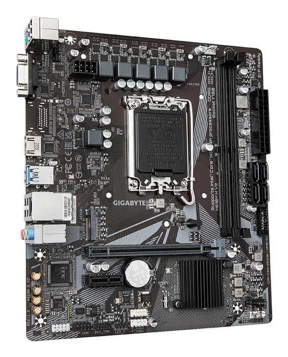 Gigabyte H610M H V2 Carte mère Micro ATX LGA1700 DDR5 pour Intel 12e/13e/14e génération