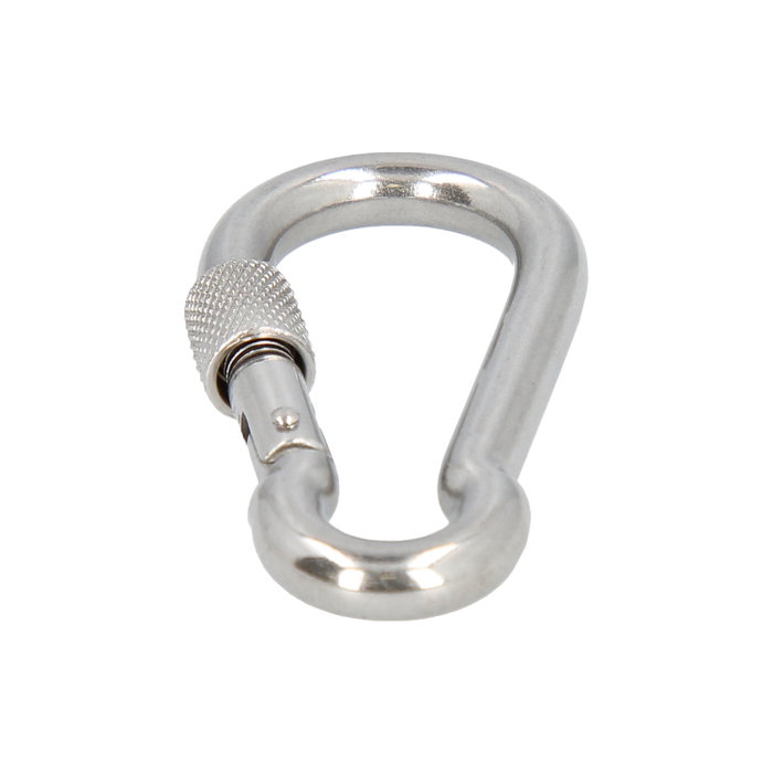 WOLFPACK LINEA PROFESIONAL Mousqueton pompier inoxydable à vis 100x10 mm WOLFPACK LINEA PROFESIONAL Mousqueton pompier inoxydable à vis 100x10 mm