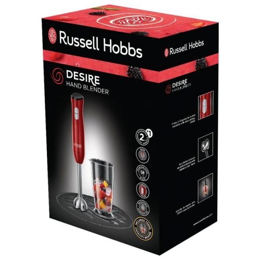 Russell Hobbs Mixeur plongeant Desire Rouge 500 W