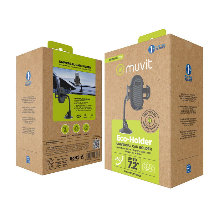 Support de voiture Muvit Noir 7"