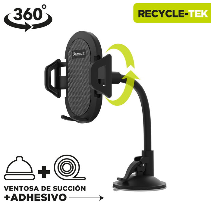 Support de voiture Muvit Noir 7"