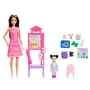 Barbie Coffret Maitresse d'école - Poupée et accessoires de classe - JMK16 - Jouet éducatif et créatif pour enfants dès 3 ans