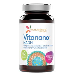 MUNDONATURAL Vitanano NADH Liposomado 30 Capsules