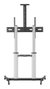 Ewent Support au sol avec roues pour TV 60"-100", jusqu'à 100 kg, VESA 1000x600, aluminium, ajustable en hauteur et inclinaison, gris