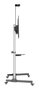 Ewent Support au sol avec roues pour TV 60"-100", jusqu'à 100 kg, VESA 1000x600, aluminium, ajustable en hauteur et inclinaison, gris