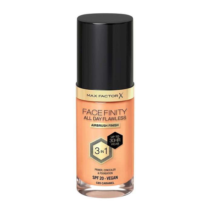 Max Factor Facefinity 3-en-1 Primer, Correcteur et Fond de Teint 85-caramel Max Factor Facefinity 3-en-1 Primer, Correcteur et Fond de Teint 85-caramel
