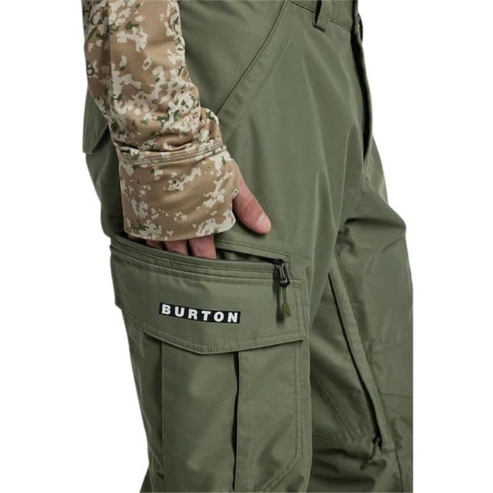 Pantalons de neige Burton Cargo Regular Forest Vert Olive Homme L