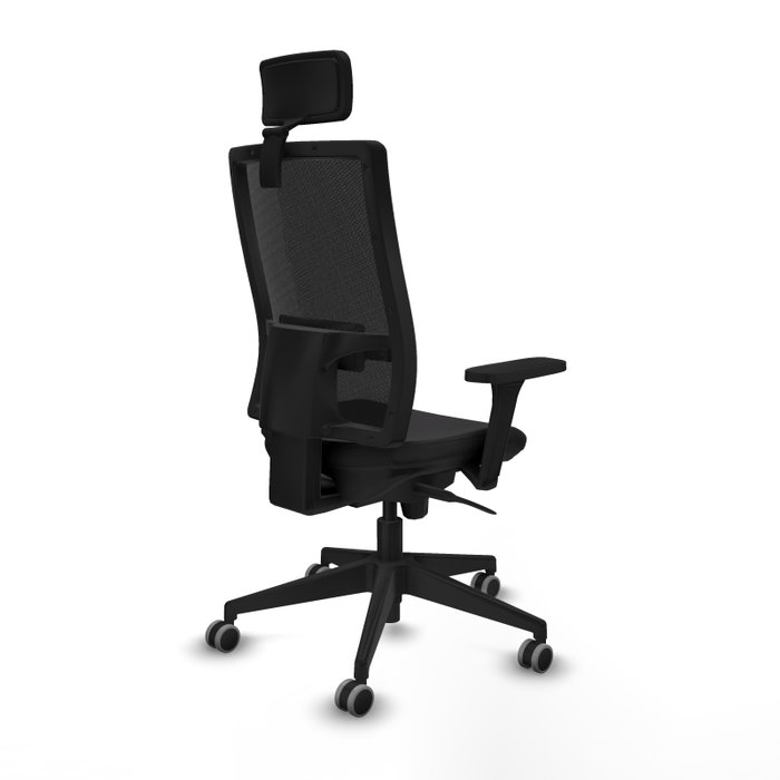 Piqueras Y Crespo Chaise de bureau Horna, mécanisme Synchro, Accoudoirs 3D, Noir Piqueras Y Crespo Chaise de bureau Horna, mécanisme Synchro, Accoudoirs 3D, Noir