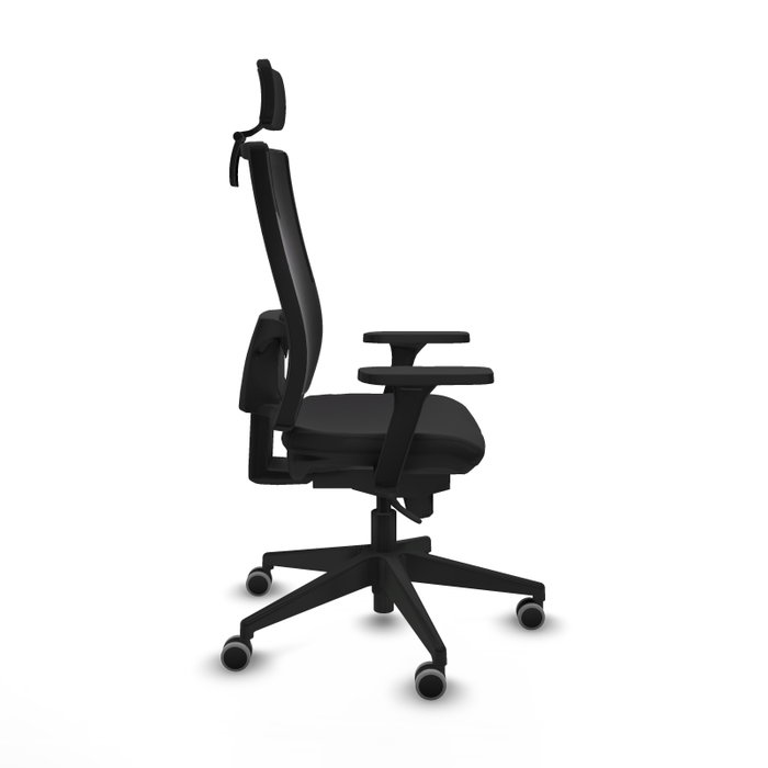Piqueras Y Crespo Chaise de bureau Horna, mécanisme Synchro, Accoudoirs 3D, Noir Piqueras Y Crespo Chaise de bureau Horna, mécanisme Synchro, Accoudoirs 3D, Noir