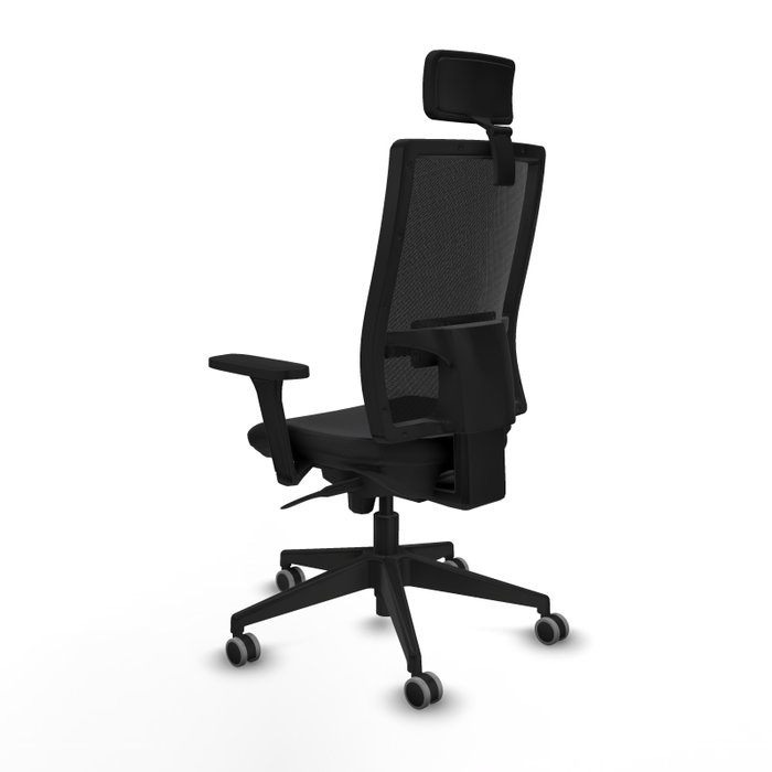 Piqueras Y Crespo Chaise de bureau Horna, mécanisme Synchro, Accoudoirs 3D, Noir Piqueras Y Crespo Chaise de bureau Horna, mécanisme Synchro, Accoudoirs 3D, Noir