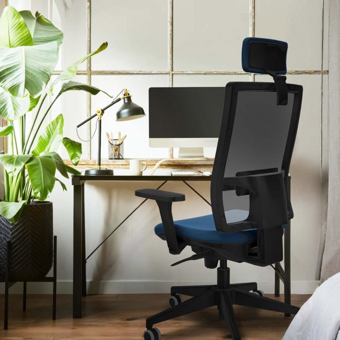 Piqueras Y Crespo Chaise de bureau Horna, mécanisme Synchro, Accoudoirs 3D, Noir Piqueras Y Crespo Chaise de bureau Horna, mécanisme Synchro, Accoudoirs 3D, Noir