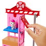 Barbie Poupée Pompière avec Station de Pompiers, Véhicule, Uniforme et Accessoires - Jouet Mattel HRG55 pour Enfants dès 3 Ans