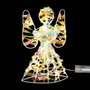 BigBuy Home Décoration lumineuse Ange 16 x 9 x 25 cm