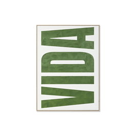 Toile Home ESPRIT VIDA Vert Beige Moderne 103 x 4,5 x 143 cm