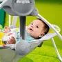 Bright Starts Playful Paradise - Transat balancelle électrique pliable pour bébé, 6 vitesses, jouets interactifs, 10 mélodies, idéal dès la naissance