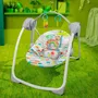 Bright Starts Playful Paradise - Transat balancelle électrique pliable pour bébé, 6 vitesses, jouets interactifs, 10 mélodies, idéal dès la naissance
