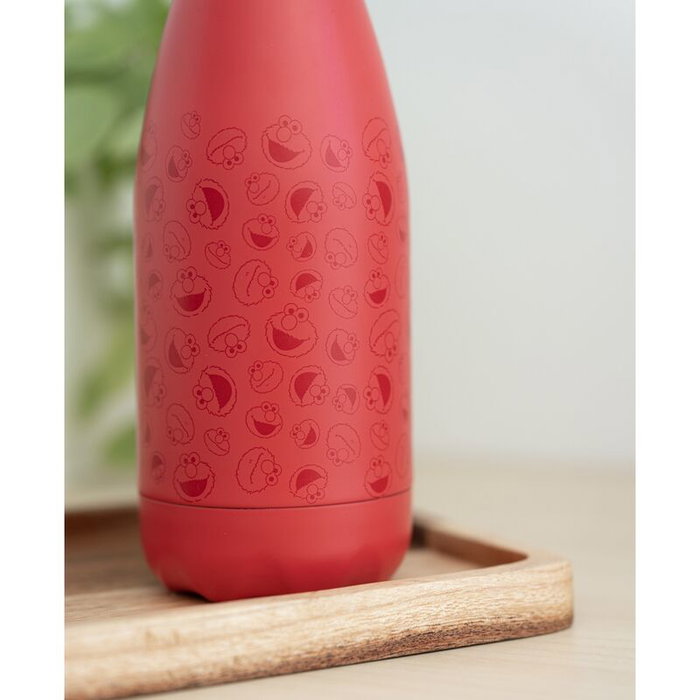 Elmo Barrio Sesamo Bouteille isotherme en acier inoxidable 260 ml - Double paroi - Avec bouchon hermétique - 20 cm